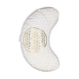 Meditationskissen Blume des Lebens Halbmond Bio-Baumwolle (OCS) -- 37x17x13cm; ±1210g
