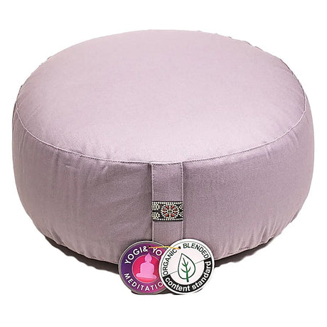 Meditationskissen taupe Baumwolle BIO (OCS) -- 33x17cm; ±2300g