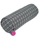 Bolster rund Schwarz Weiß -- 60x16 cm; ±2300 g