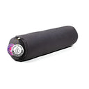 Minibolster anthrazit Baumwolle BIO (OCS) -- 40x12cm; ±920g