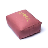 Meditationskissen / Yogabolster Mondphasen BIO Baumwolle ( OCS ) -- 38x28x13 cm; 2770g