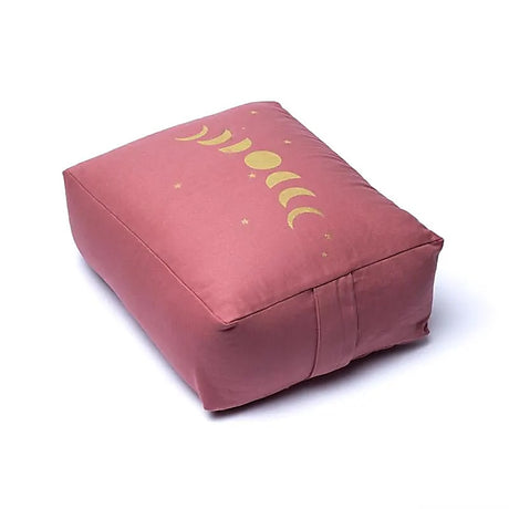 Meditationskissen / Yogabolster Mondphasen BIO Baumwolle ( OCS ) -- 38x28x13 cm; 2770g