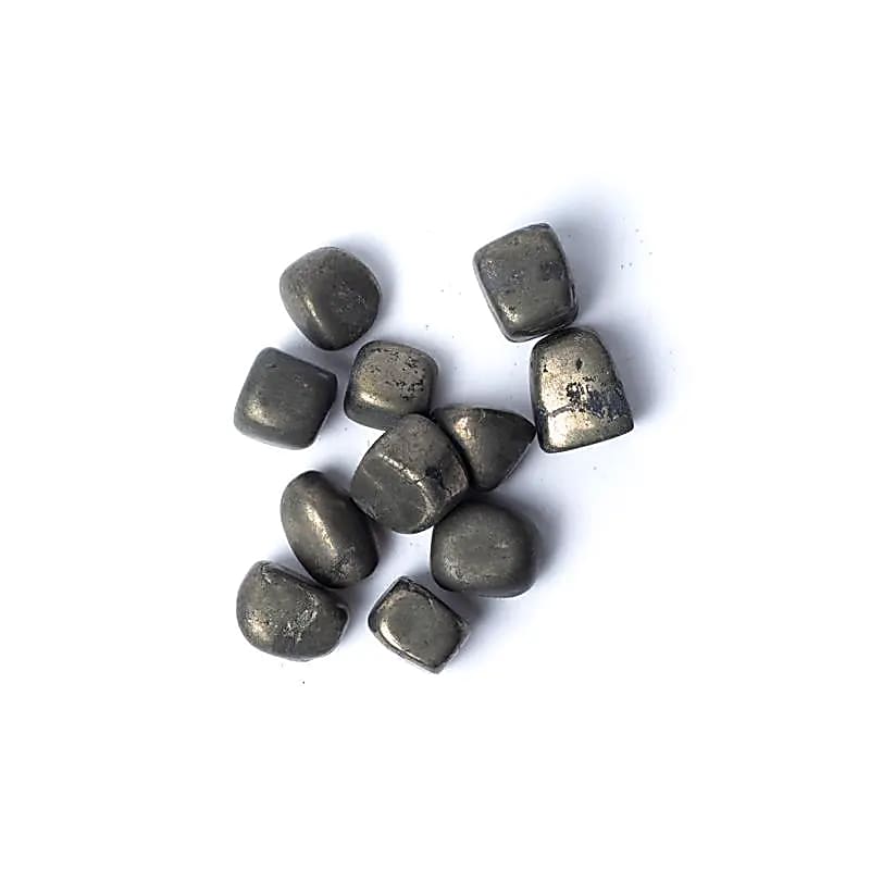 Pyrit-Trommelsteine A-Qualität -- ±1,5-3,5cm; ±300g