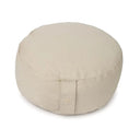 Meditationskissen rund beige Bio-Baumwolle (OCS) -- 33x17 cm; 2300 g