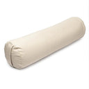 Meditationskissen Bolster beige Bio-Baumwolle (OCS) -- 60x16 cm; 2300 g