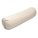 Meditationskissen Bolster beige Bio-Baumwolle (OCS) -- 60x16 cm; 2300 g
