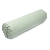 Meditationskissen Bolster zartgrün Bio-Baumwolle (OCS) -- 60x16 cm; 2300 g