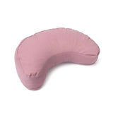 Meditationskissen Halbmond flieder Bio-Baumwolle (OCS) -- 37x17x13 cm; 1008 g