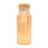 Kupferflasche mandala geätzt -- 500 ml
