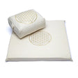 Meditation SET 5 Blume des Lebens BIO Baumwolle (OCS) -- 65x65cm; 3009g