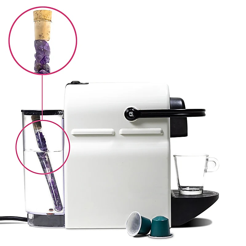Edelsteinwasser-Stab Mini Espresso -- 16 cm