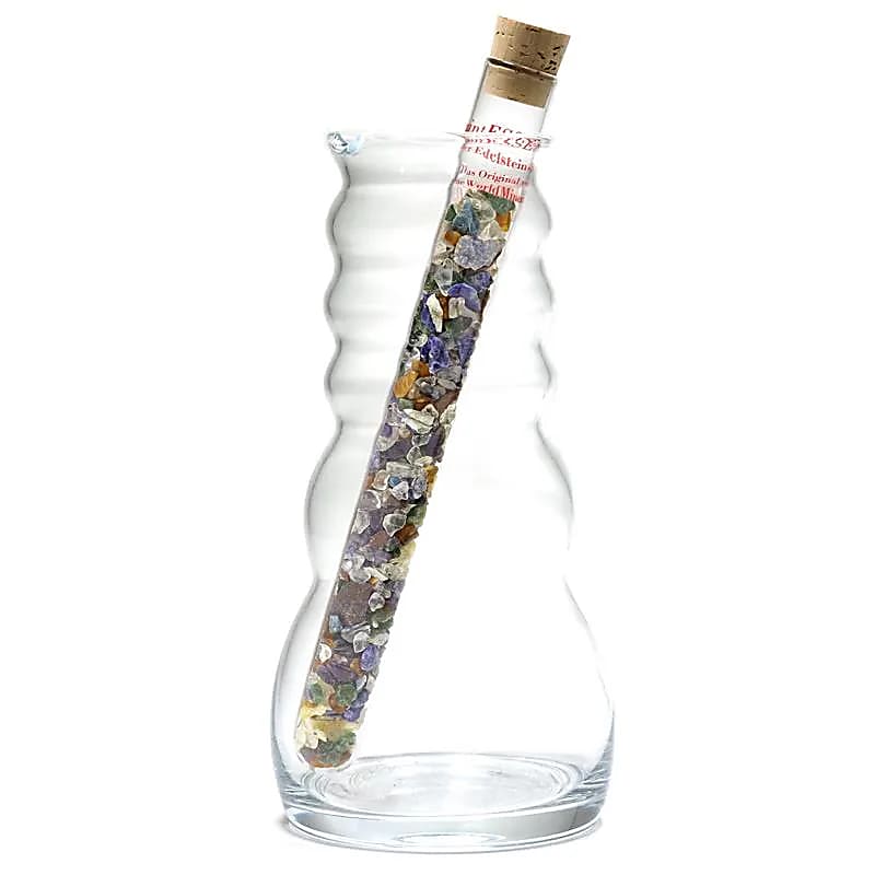 Edelsteinwasser-Stab 7 Chakren -- 24 cm